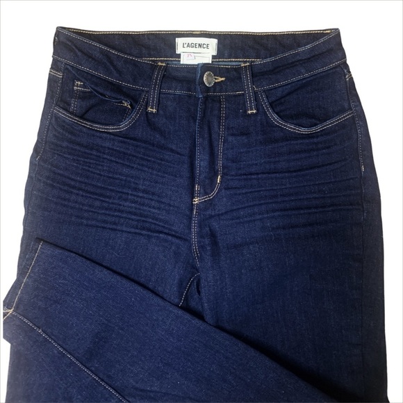 NEW L’agence Margot High Rise 25 Dark Wash Skinny - Picture 5 of 12
